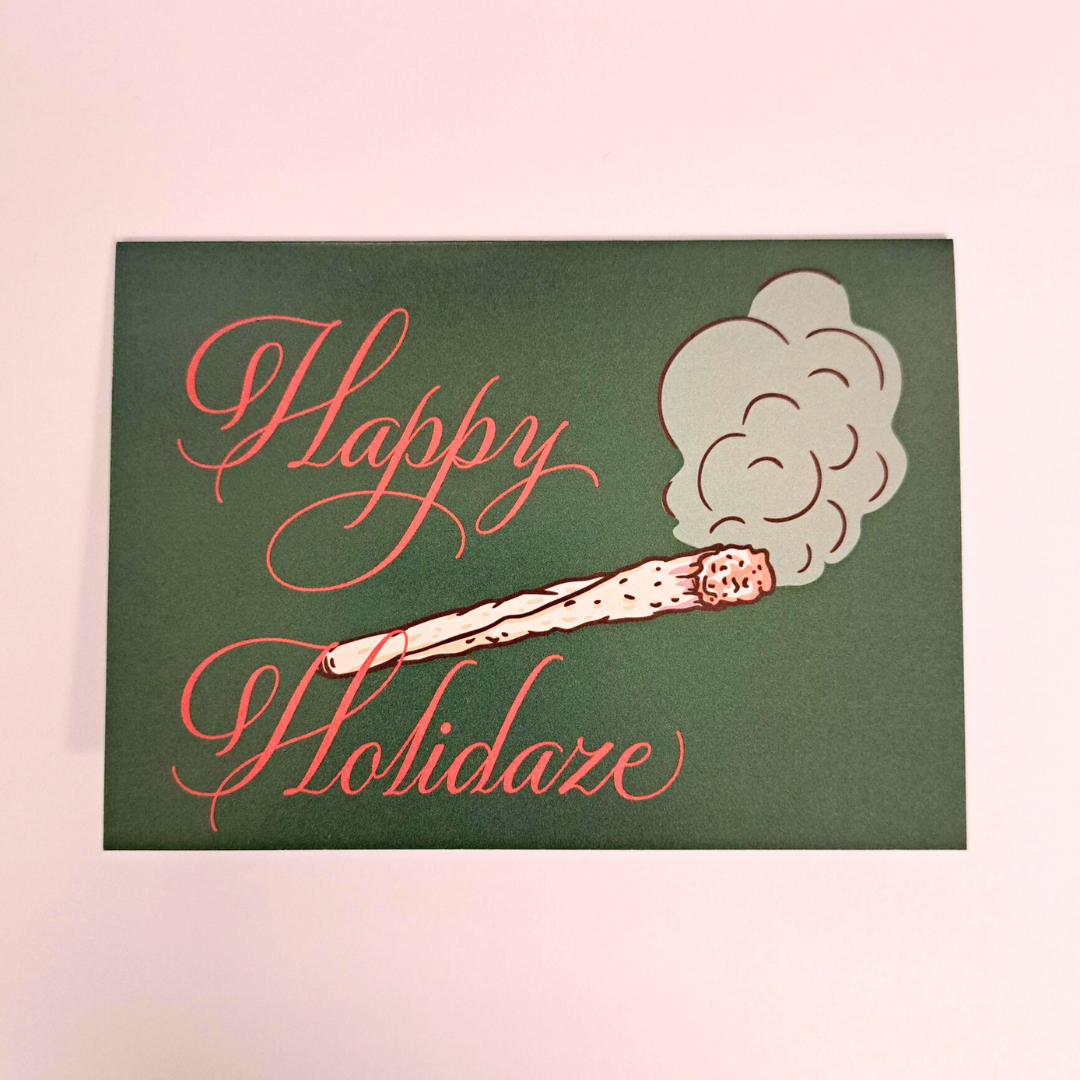 Photograph of product: Happy Holidaze Holiday Card