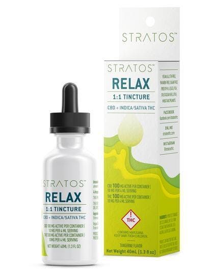 Photograph of product: STRATOS - RELAX 1:1 TANGERINE TINCTURE