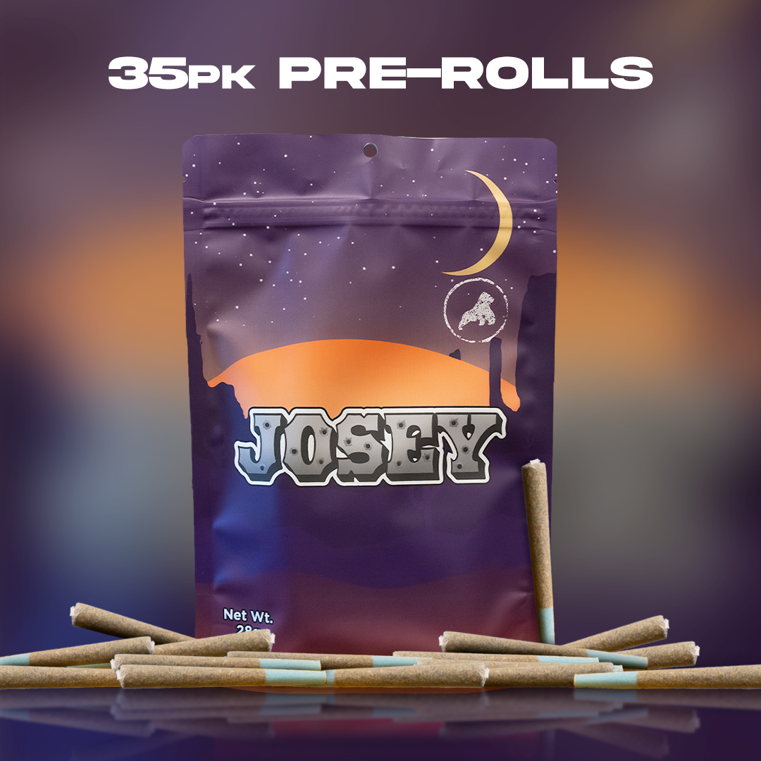Photograph of product: Guerilla Grown | Josey Whales | 35pk/1G Pre-Rolls