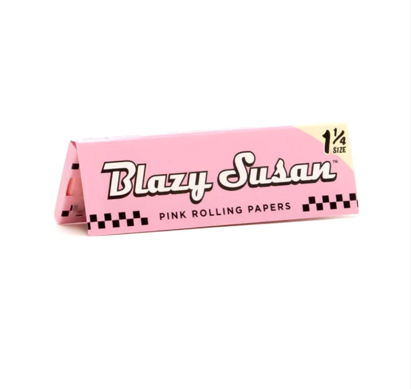 Photograph of product: BLAZY SUSAN 1-1/4" PINK ROLLING PAPERS