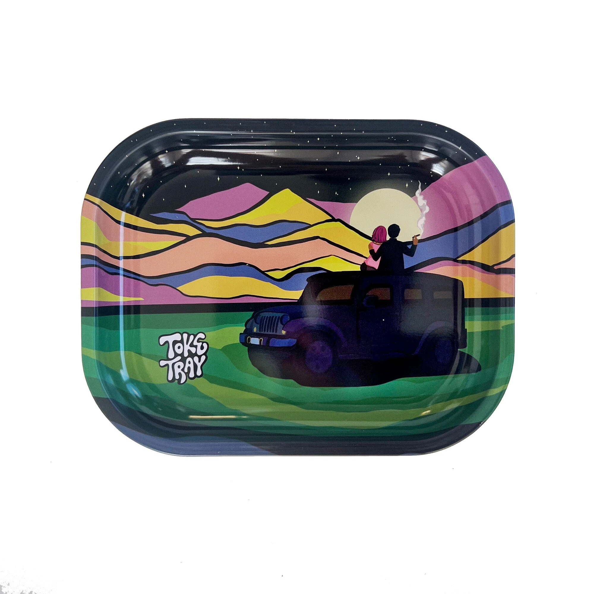 Photograph of product: ROLLING TRAY MOUNTAIN HIGH 5IN x 7IN
