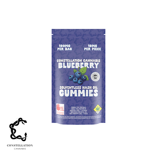 Photograph of product: Blueberry au chocolat Rosin Gummies (DOH)