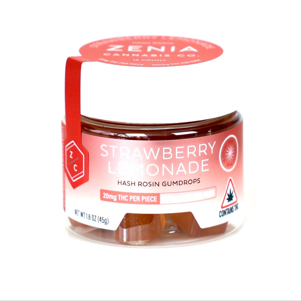 Photograph of product: ZCC | Strawberry Lemonade Oui'd Gumdrops | 200mg TH-oui