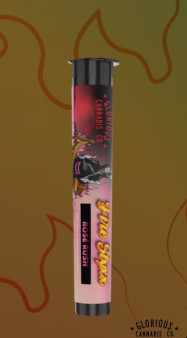 Photograph of product: Fire Styxx - Rose Rush Infused Pre-Roll