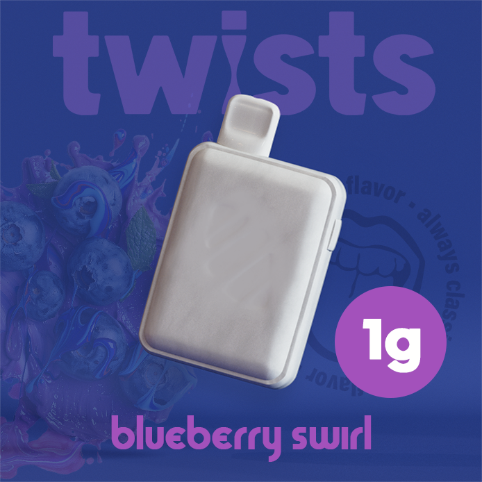 Photograph of product: Oil Twist - Blueberry Swirl - Disposable