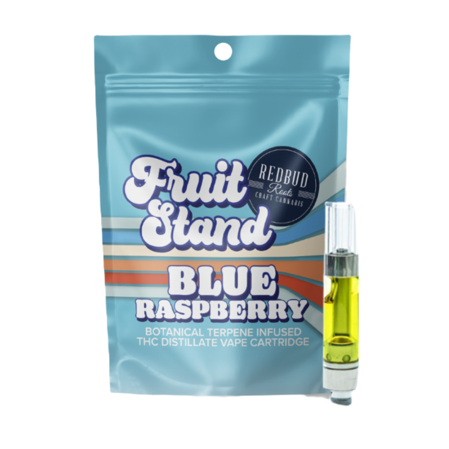 Photograph of product: Blue Raspberry Distillate Cartridge