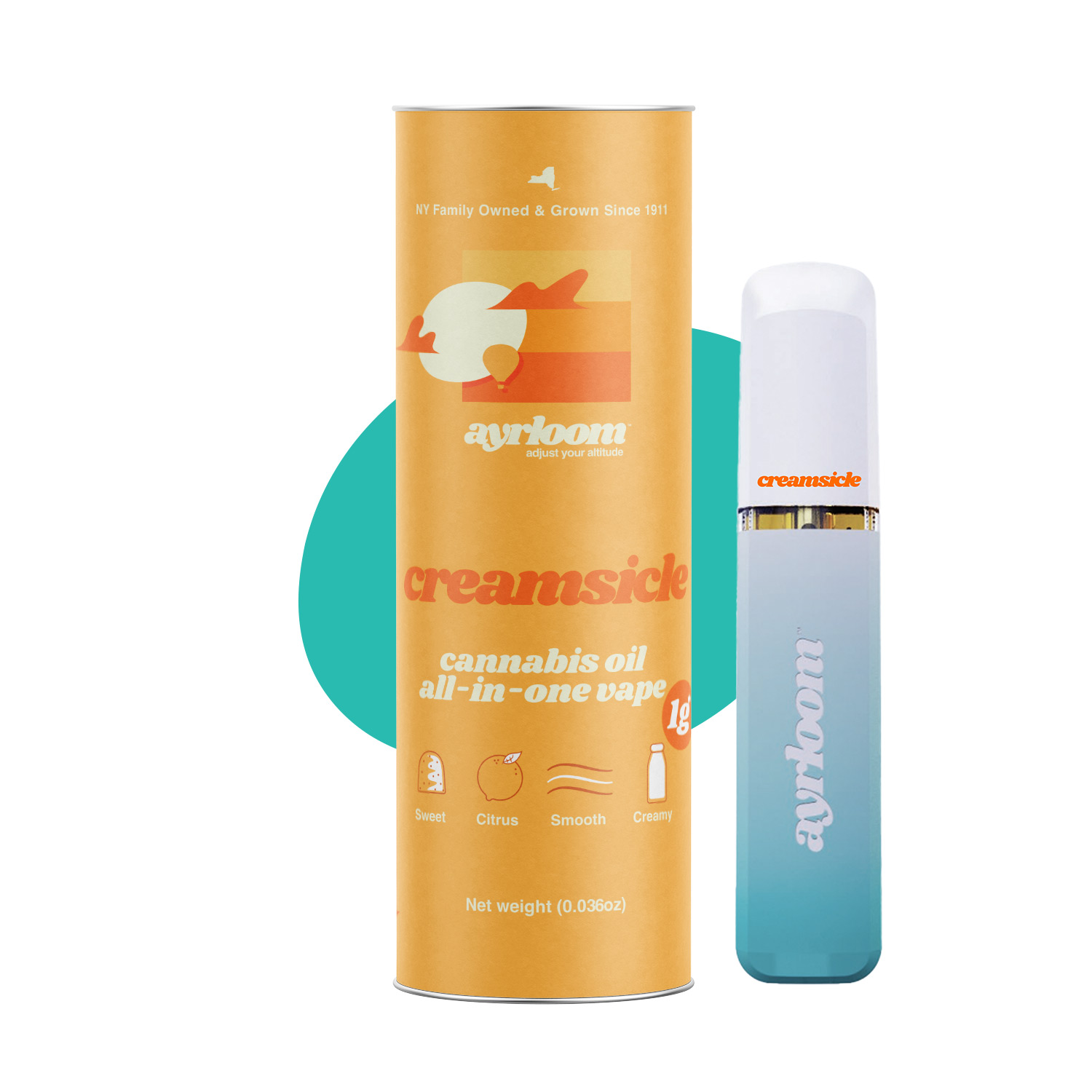 Photograph of Product: Ayrloom | Creamsicle | AIO | 1g