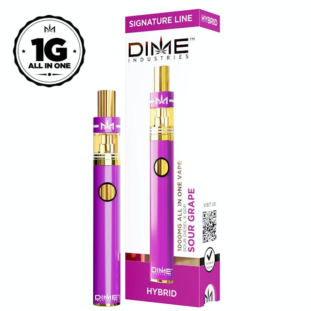 Photograph of product: Sour Grape Disposable - 1g