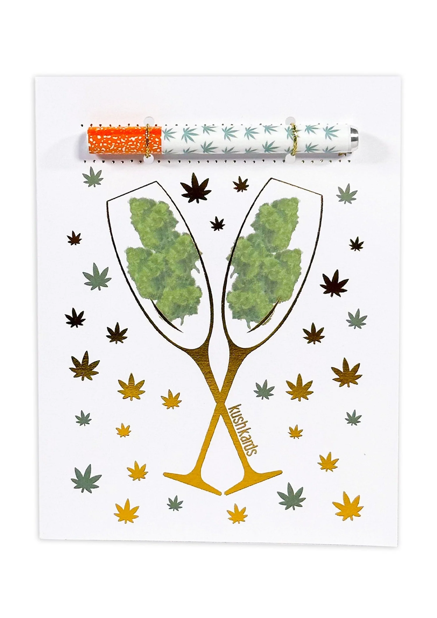 Photograph of product: Congrats Champagne Buds Oui'd Greeting Card