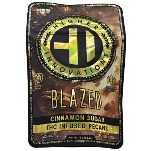 Photograph of Product: Higher Innovations Blazed Cinnamon Sugar Pecans 200mg THC