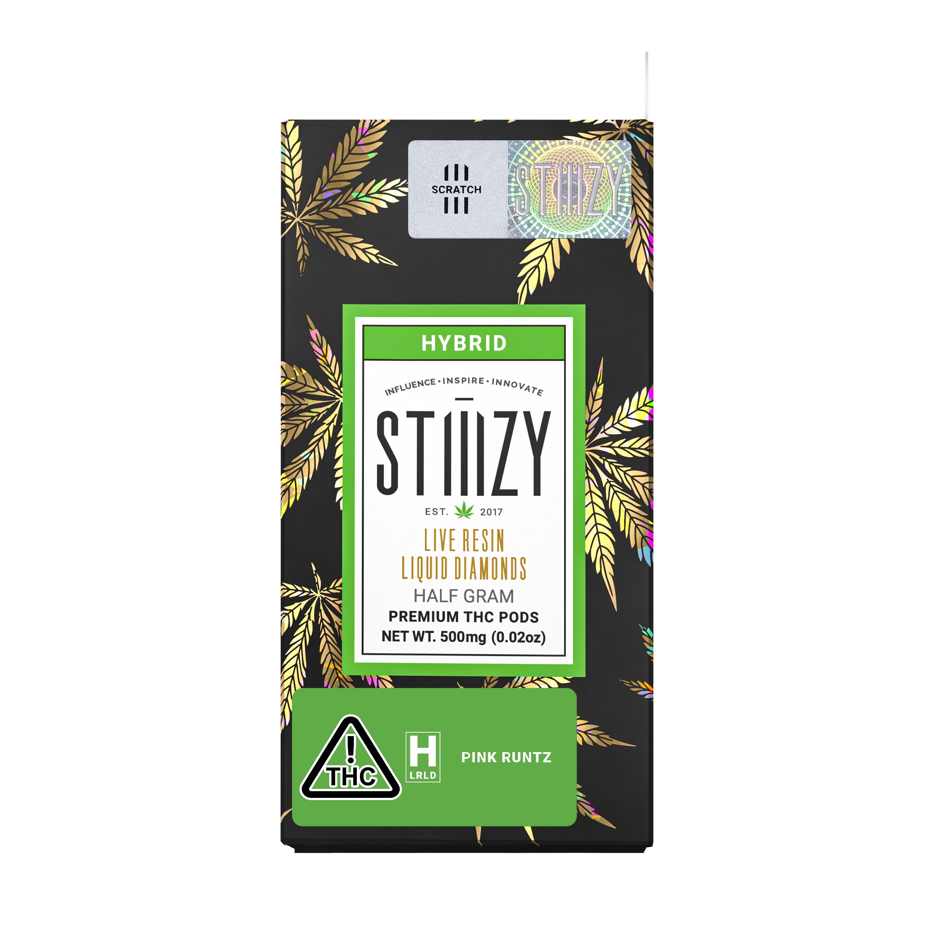 Photograph of product: Pink Runtz Live Resin Liquid Diamonds Pod 0.5g {V363}