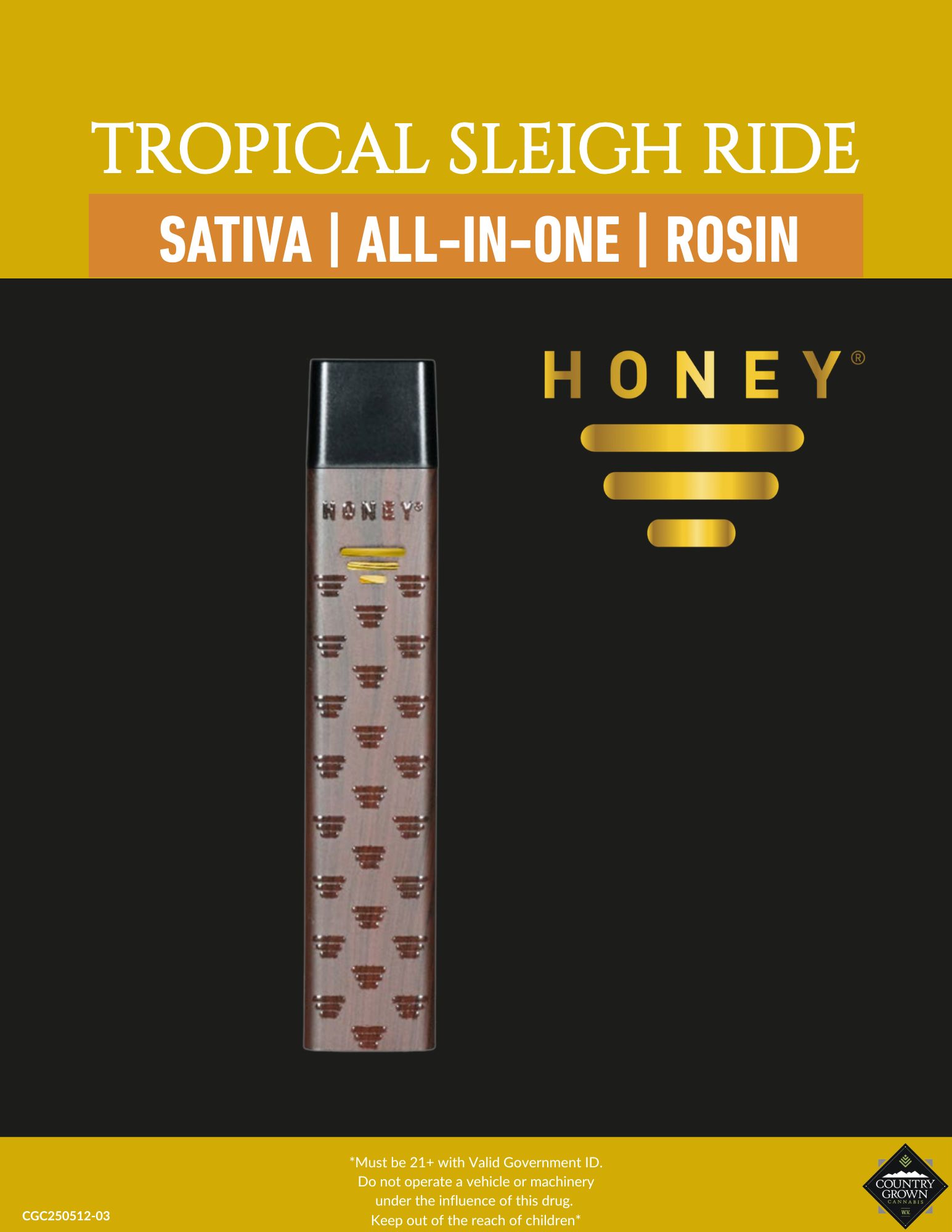 Photograph of product: Tropical Sleigh Ride Live Rosin All-In-One