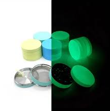 Photograph of product: Greenhouse | Grinder | Glow in the Dark | 2.5"