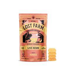 Photograph of product: Gummies |  Juicy Peach x Mimosa (S) | Lost farms