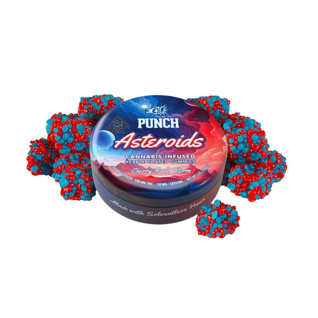 Photograph of product: 100MG Cherry Razz Storm Asteroids - 