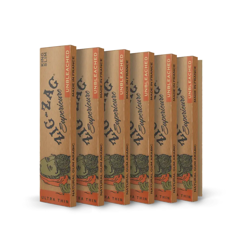 Photograph of product: Zig-Zag  King Slim Unbleached Papers