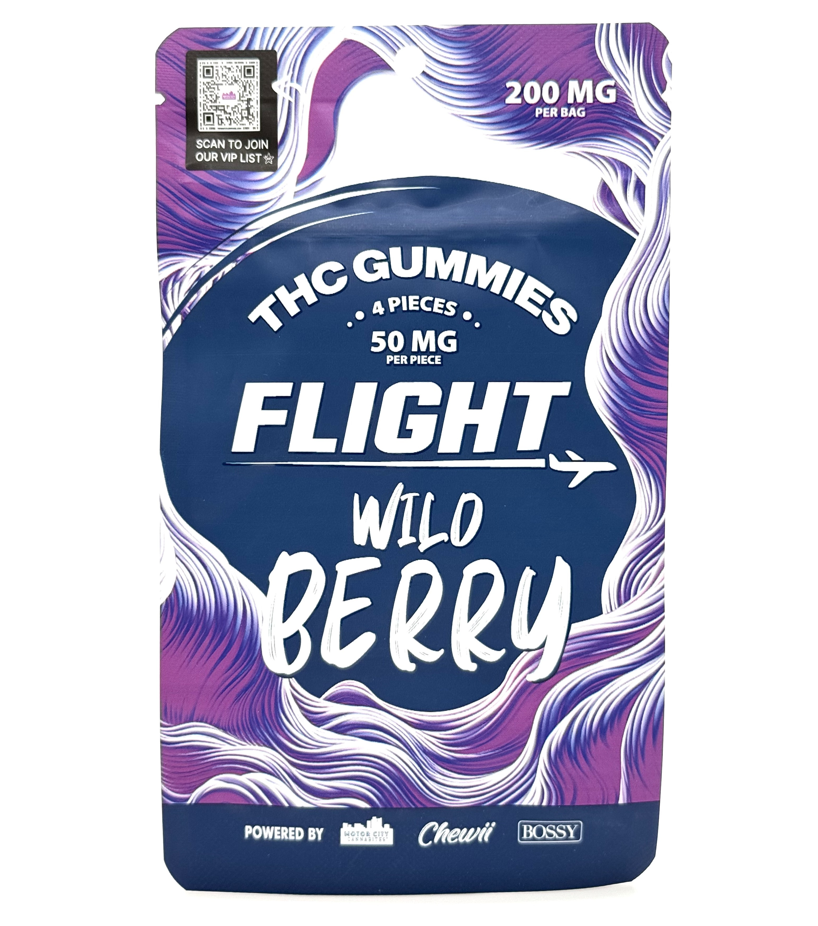 Photograph of Product: Flight Wild Berry Gummies 200mg Rec