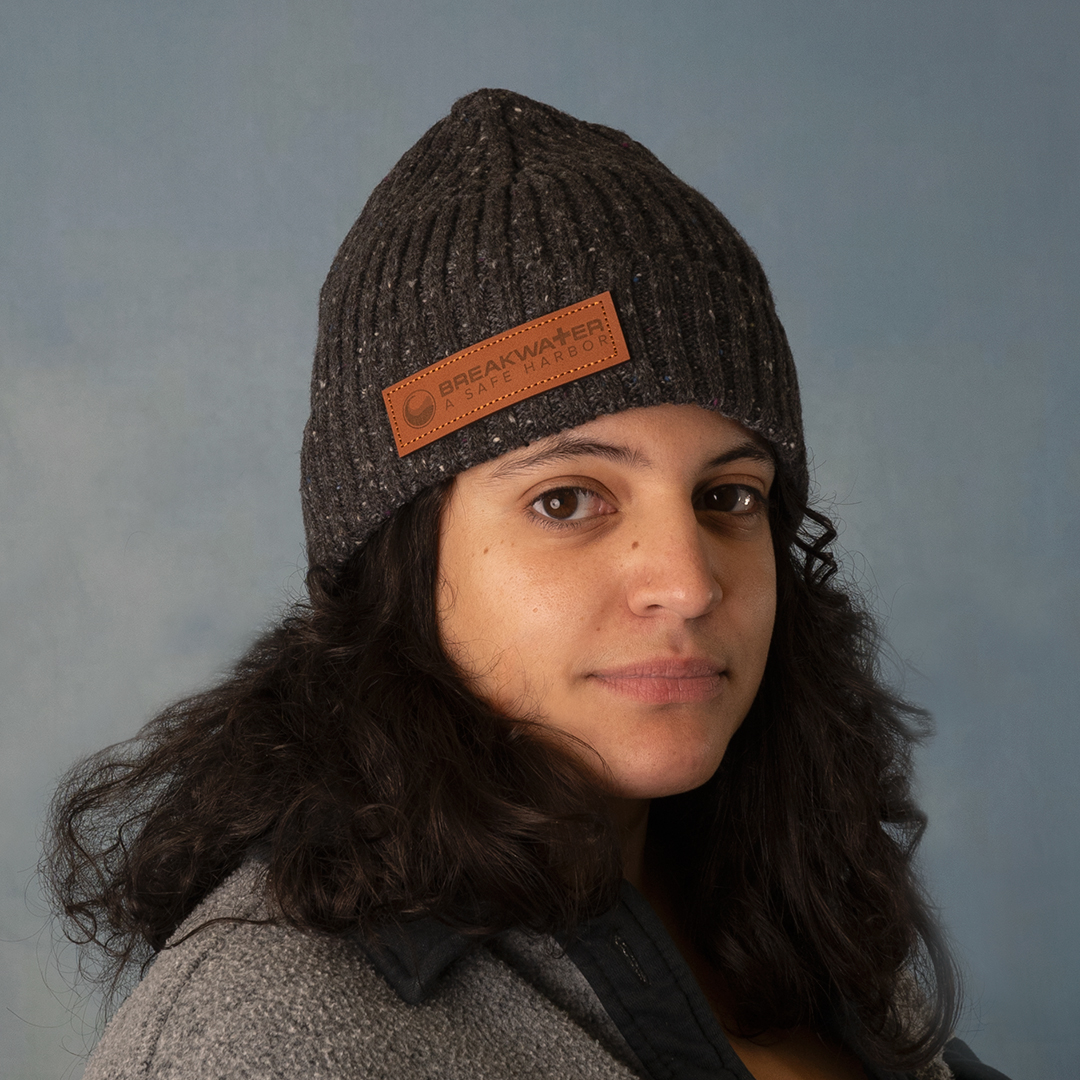Photograph of product: Charcoal Ribbed Beanie Hat