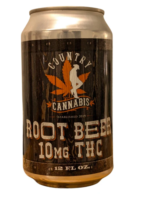 Photograph of Product: Country Cannabis | Root Beer | Beverage | 10mg