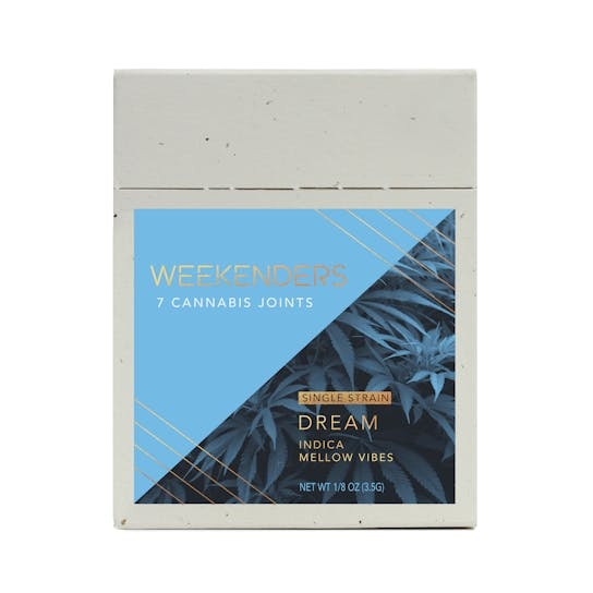 Photograph of Product: Weekenders - Blueberry Muffin 7pk DREAM Prerolls - 3.5g