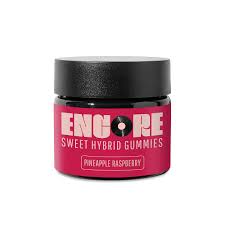 Photograph of product: Encore 10mg Pineapple Raspberry Hybrid Gummies - 100mg