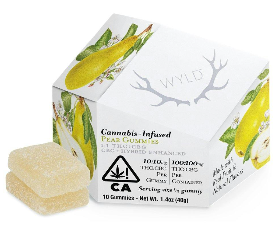 Photograph of product: Wyld 1:1 Pear Gummies