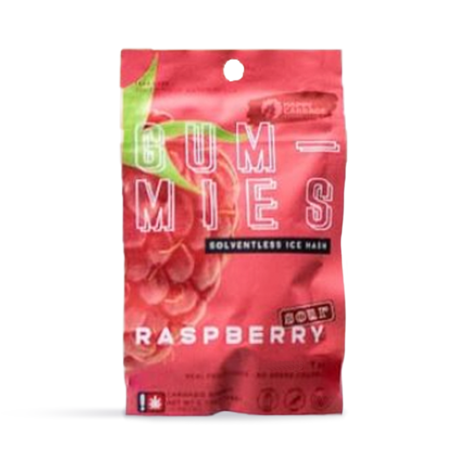 Photograph of product: Happy Cabbage | Sour Raspberry au chocolat Infused Gummies | 100mg