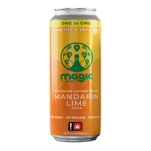 Photograph of product: (1:1) Mandarin Lime Soda