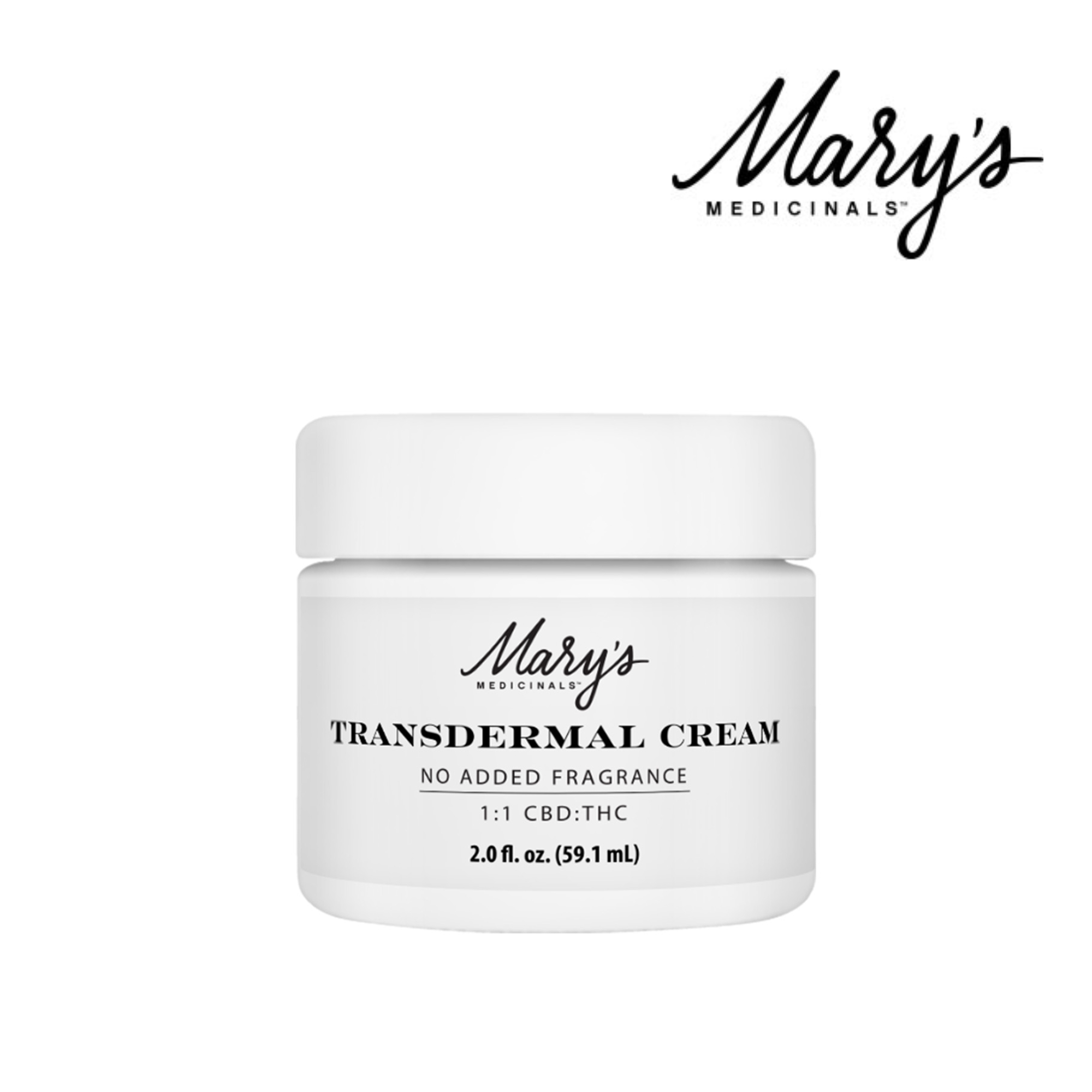 Photograph of product: Transdermal Cream 1:1 (CBD:TH-oui) (Fragrance Free)