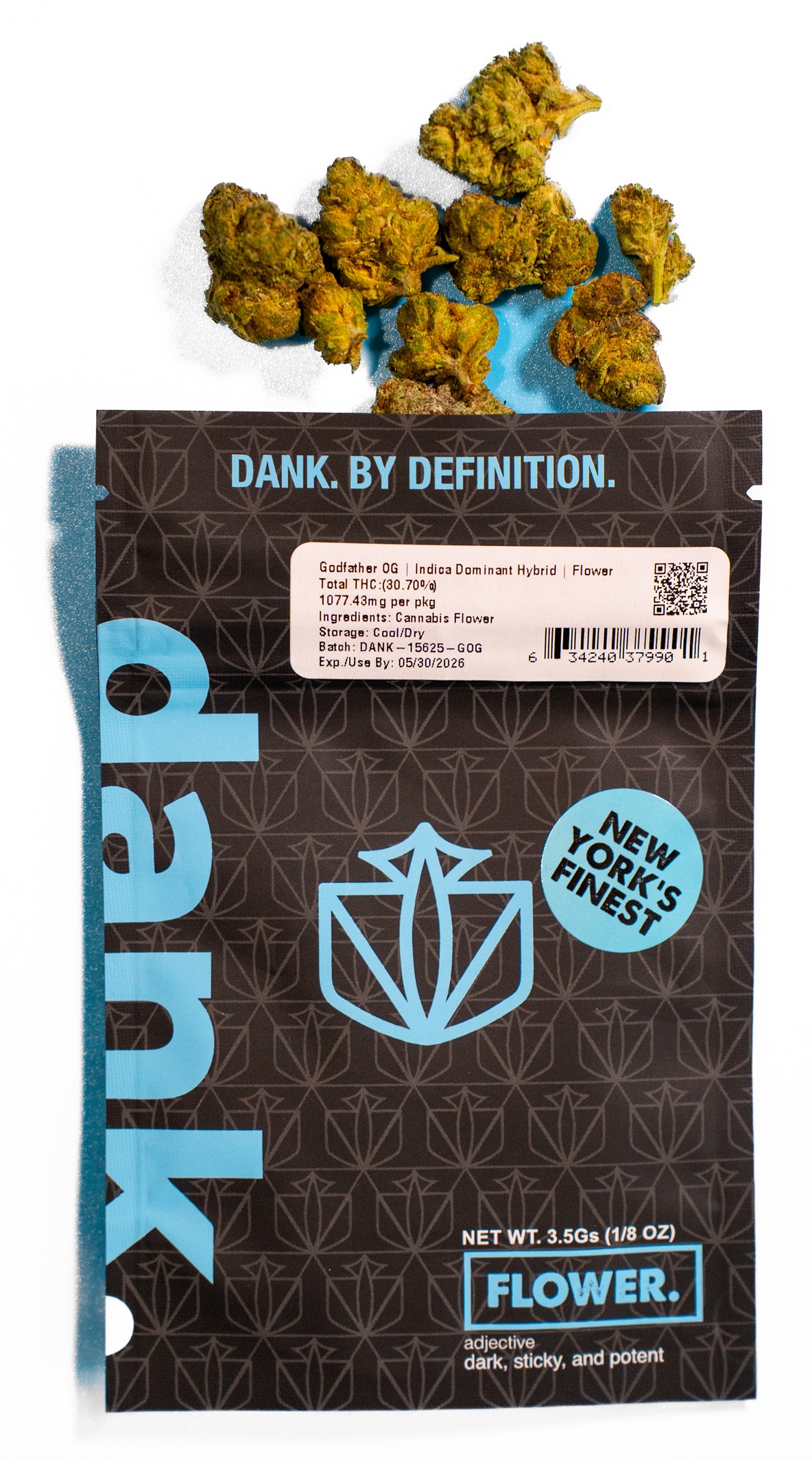 Photograph of product: Dank | Godfather OG | Flower - 3.5g