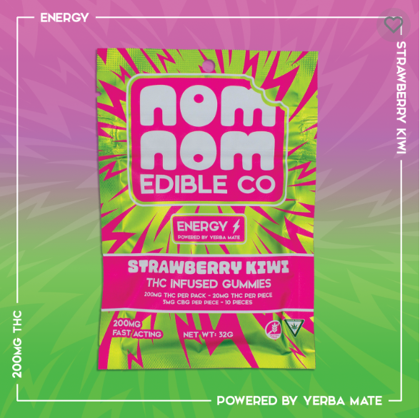 Photograph of Product: Nom Nom - Energy Strawberry Kiwi - 200mg