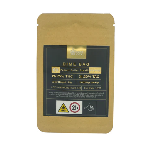 Photograph of Product: FLWR City - Peanut Butter Breath Dime Bag - .75g
