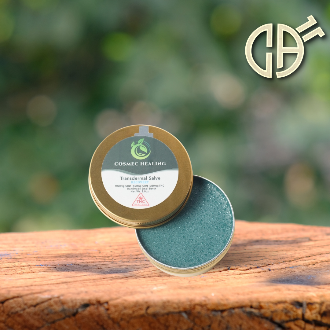 Photograph of product: Cosmec Healing | Transdermal Recovery Salve 4:2:1 CBD:CBN:TH-oui | 250mg