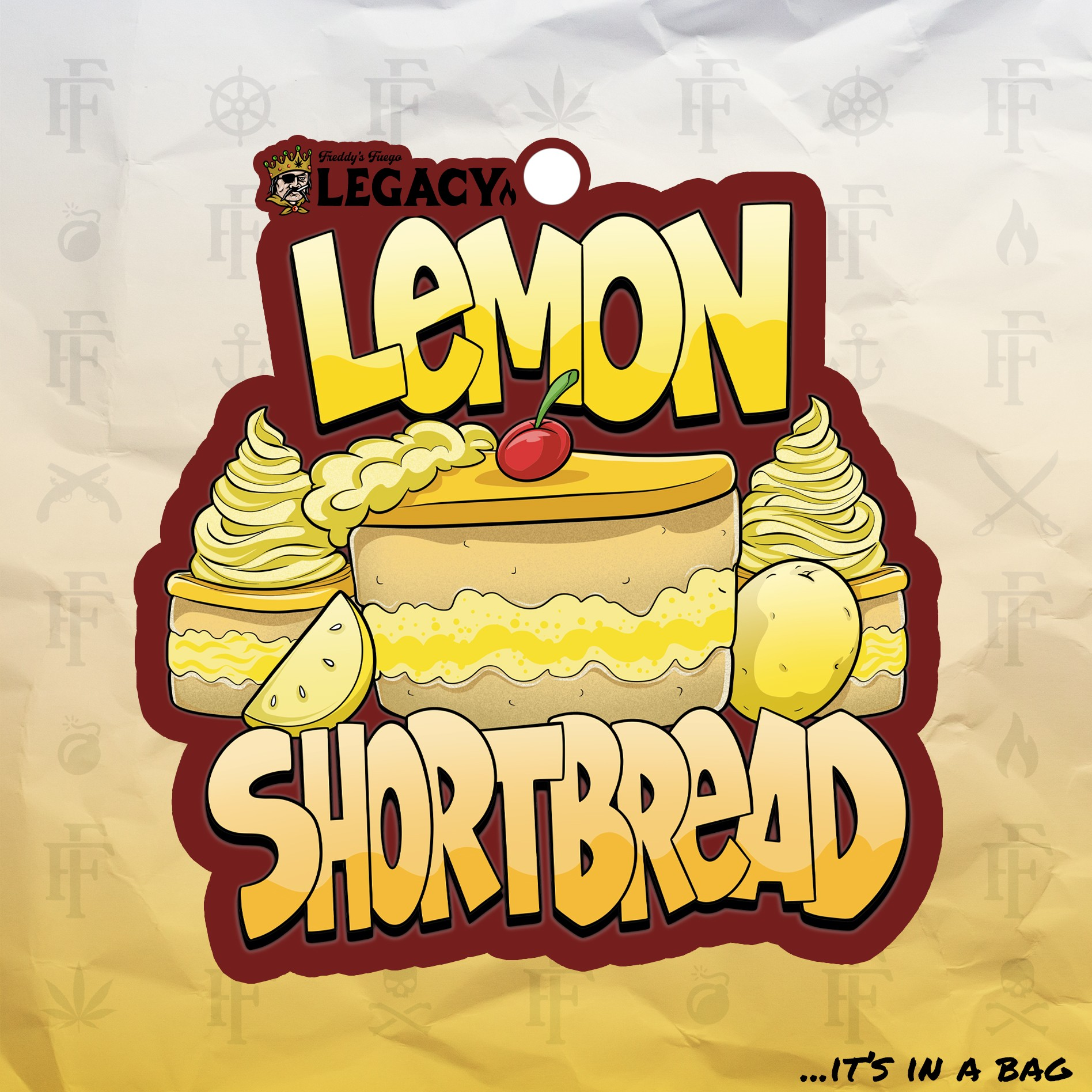Photograph of product: Freddy's Fuego: Lemon Shortbread (S) 2pk/ Peg Legs