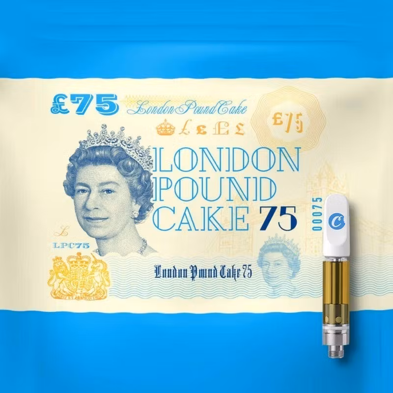 Photograph of product: Cookies Vape Cart 1g- London Pound Cake #75 (Oui'd Derived)