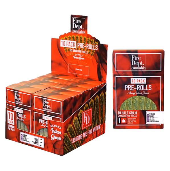 Photograph of product: 10pk Blueberry Banana Muffin - Preroll Pack - Fire Dept.