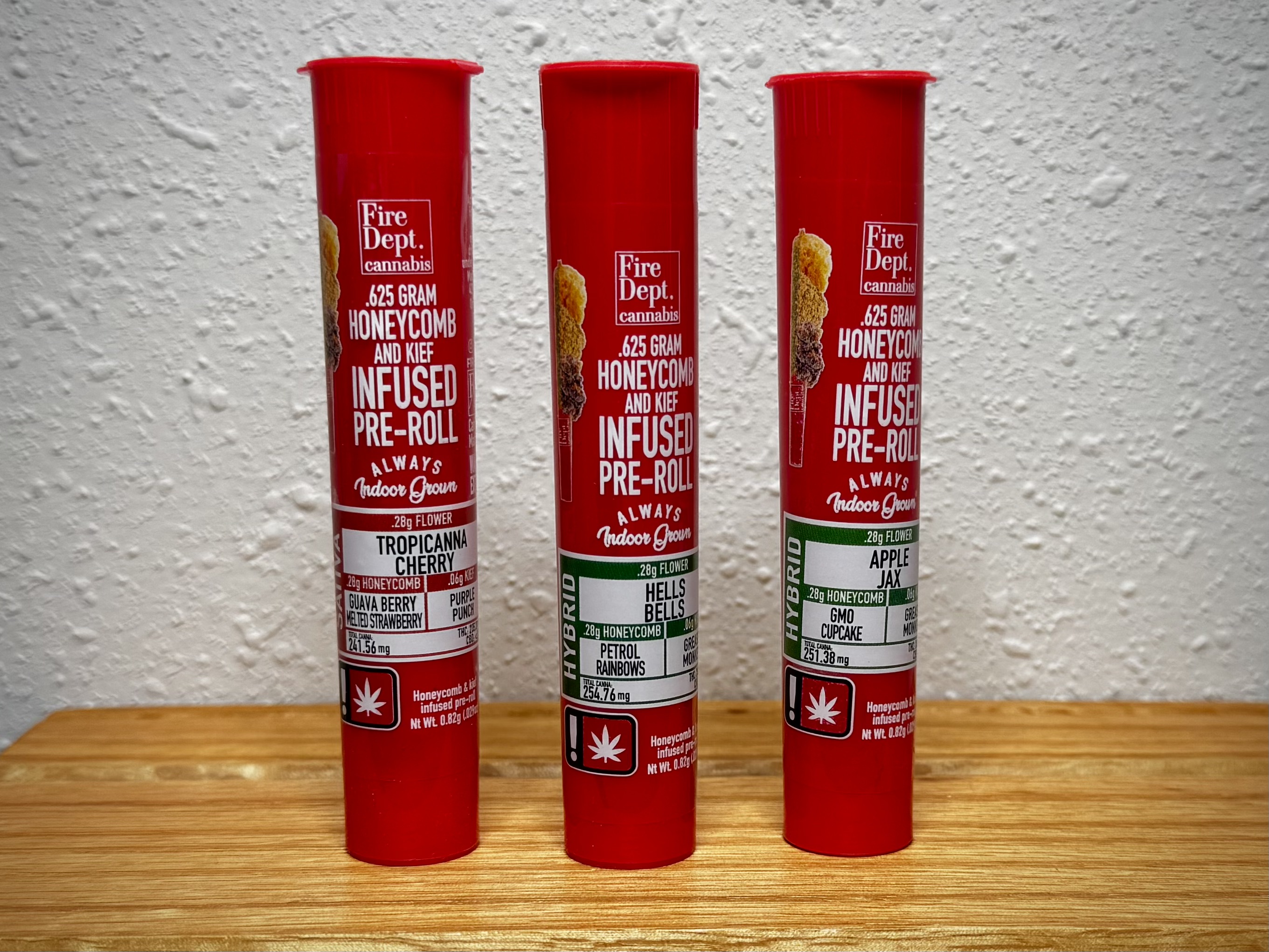 Photograph of product: Tropicanna Cherry .625 Infused Pre-Roll - Fire Dept. Oui'd