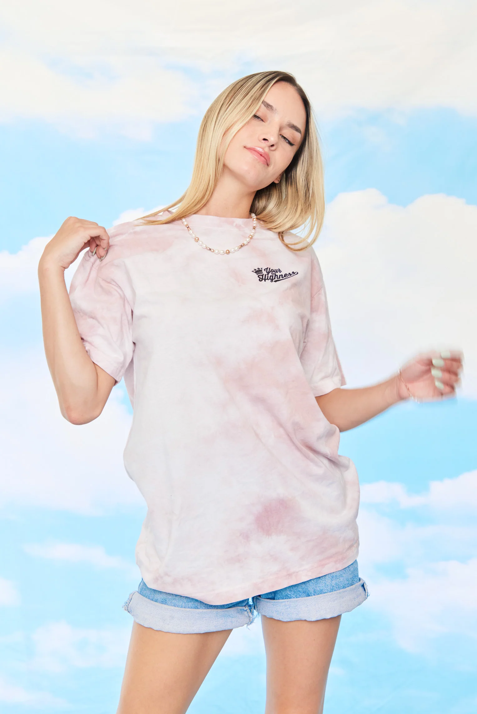 Photograph of product: Skunk'd | Pink Tie-Dye | T-Shirt - S
