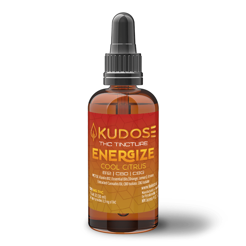 Photograph of product: Kudose Tincture - Energize - 100 mg TH-oui