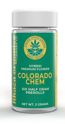 Photograph of Product: Colorado Chem | 6 Pack | Pre rolls Hybrid | Ithaca Organics
