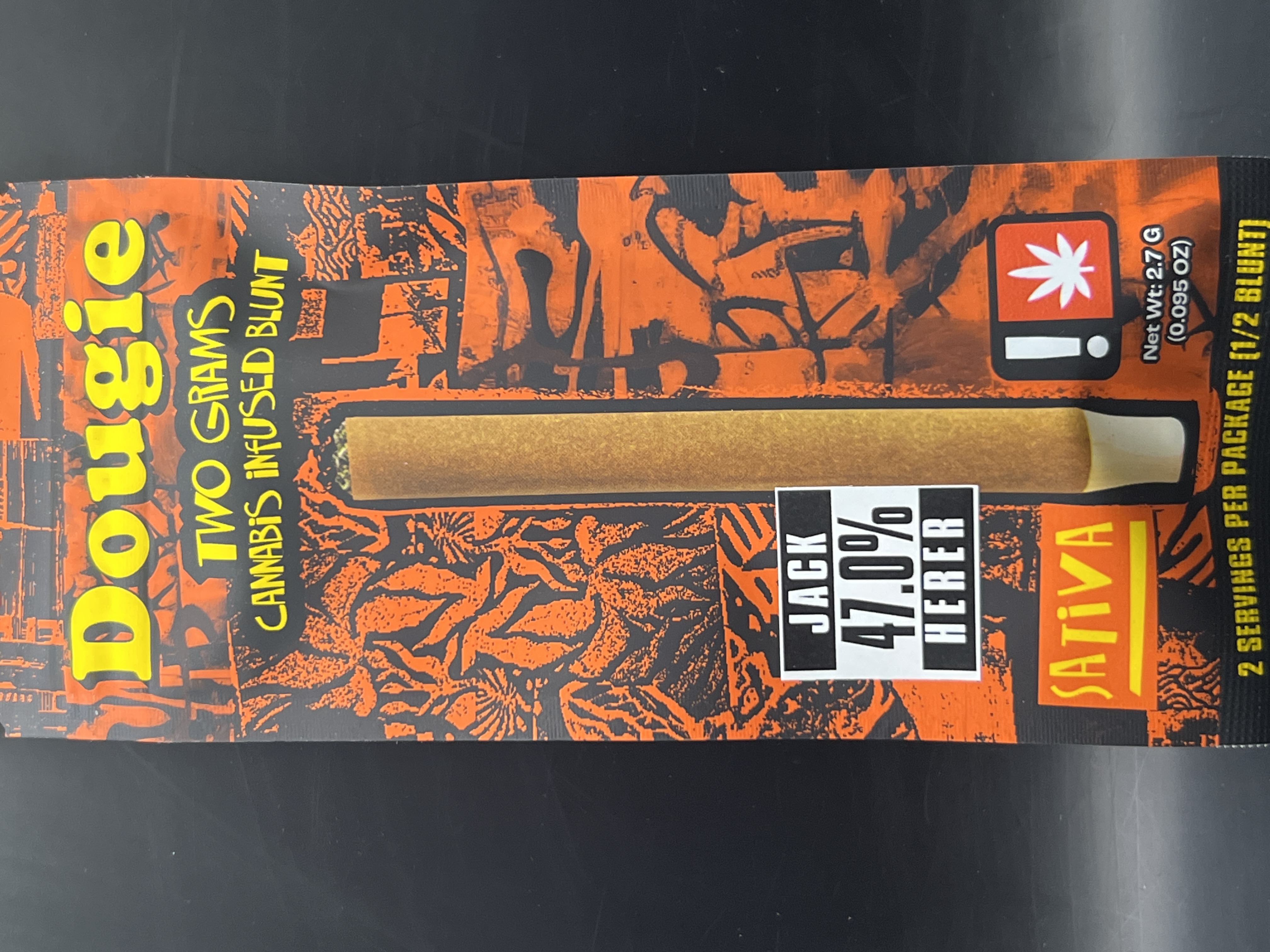Photograph of product: Dougie Jack Herer Infused Blunt