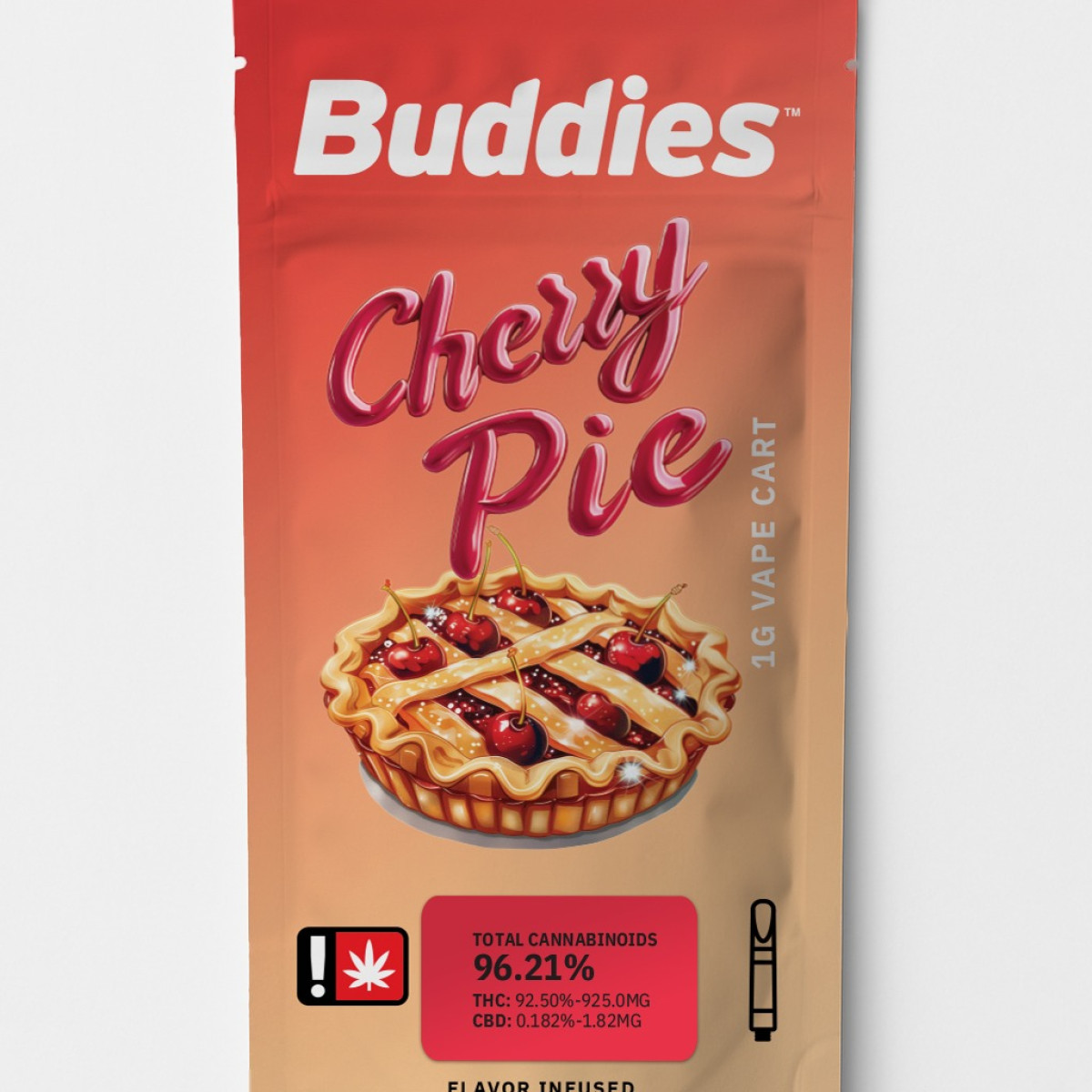 Photograph of product: Buddies | Botanical Flavored Cartridge | Cherry Pie