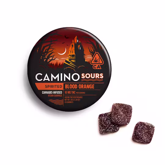 Photograph of product: Gummies | Sours Blood Orange | 100mg