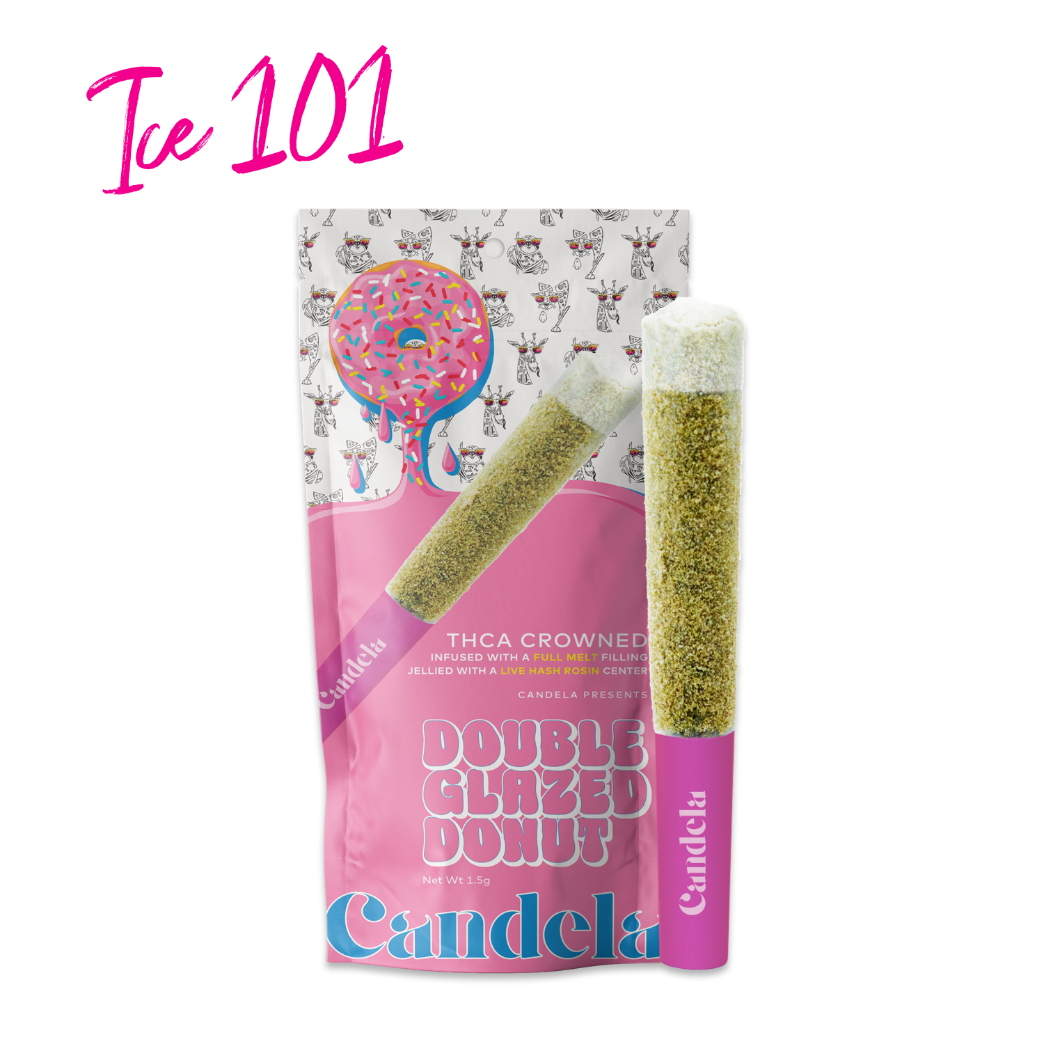 Photograph of product: Candela | Double Glazed Donut | Ice 101 X Ice 101 Infused