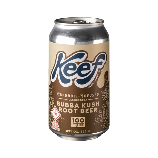 Photograph of product: Keef Root Beer Beverage 100mg