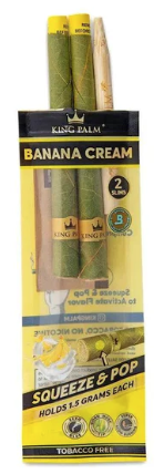 Photograph of product: King Palm | Cone | Mini Banana Cream | 2pk