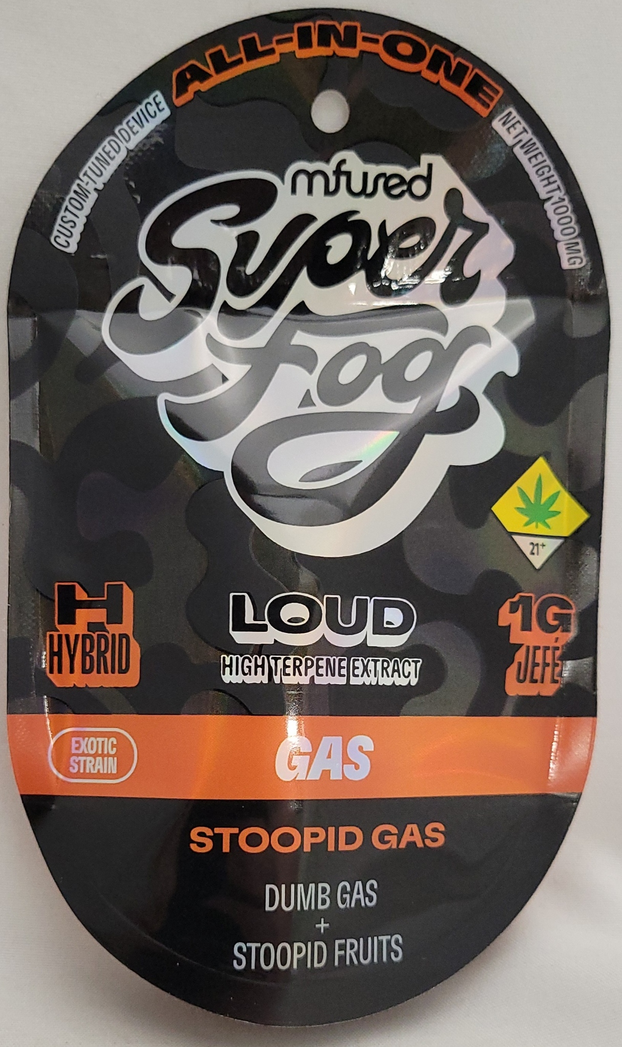 Photograph of product: Stoopid Gas | 1g *General Use Compliant*