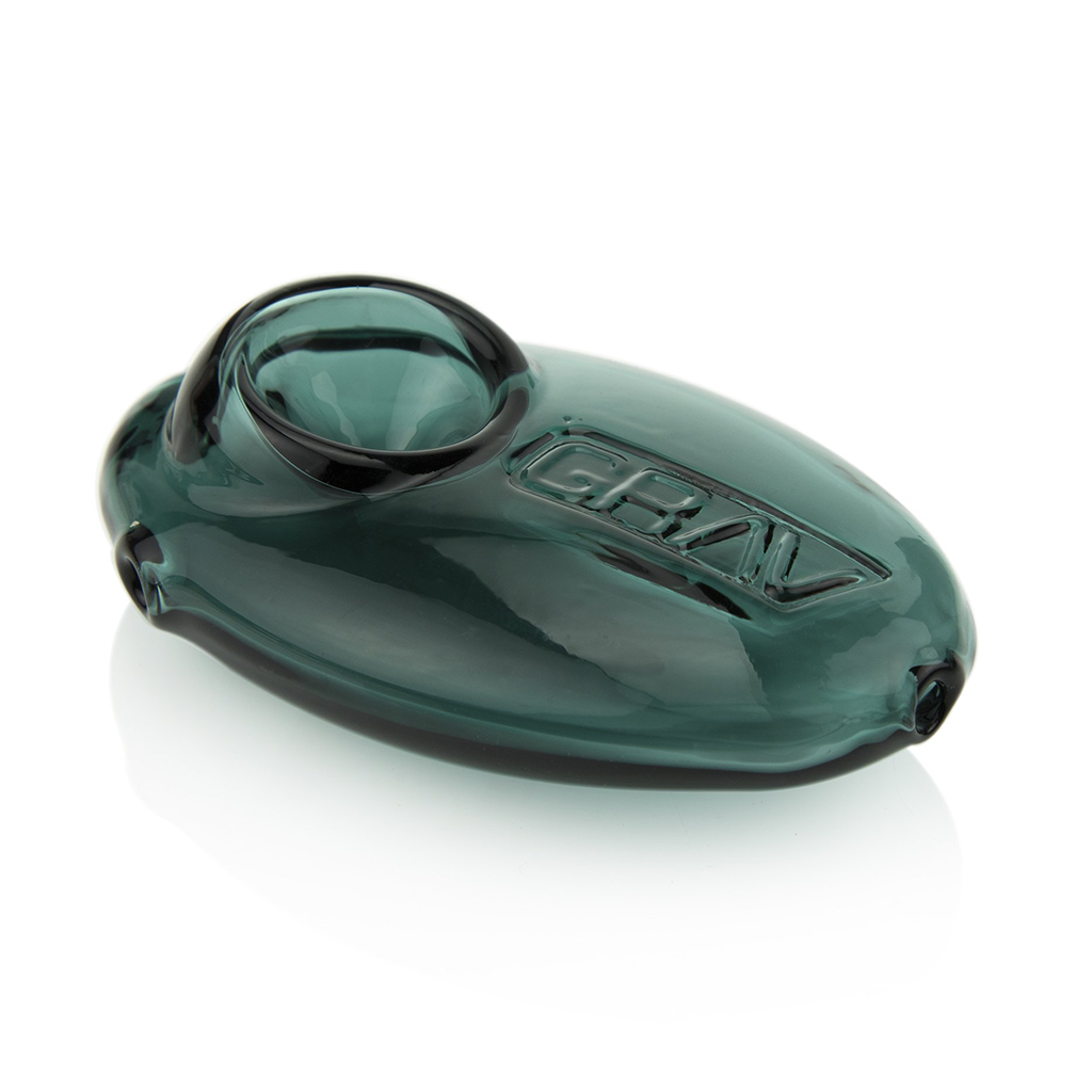 Photograph of product: GRAV | Pebble Spoon Pipe | Lake Green
