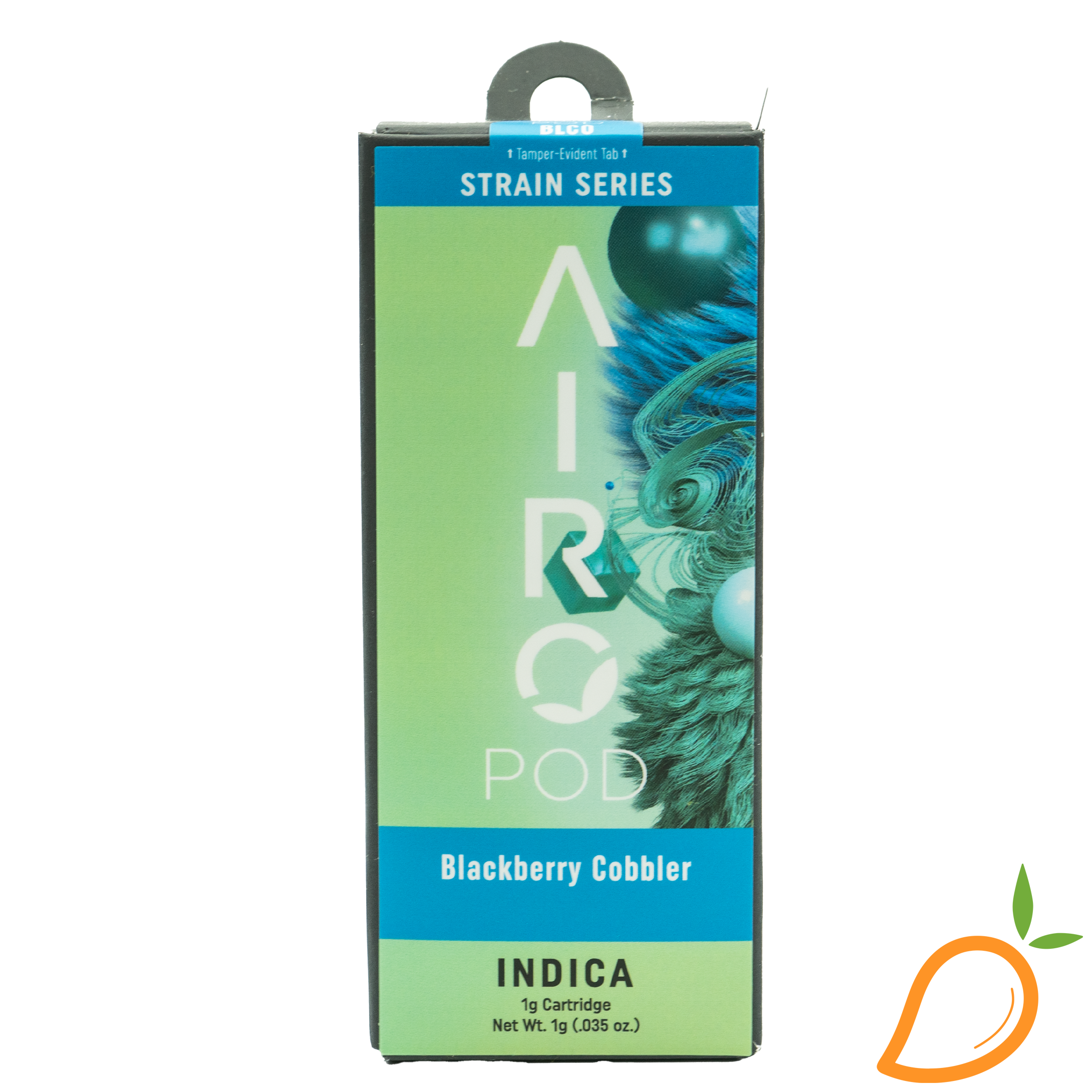 Photograph of product: 1g Blackberry Cobbler Strain Series Pod Airo Pro