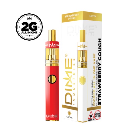 Photograph of product: Strawberry Cough (S) - Signature Line - 2g Disposable - DIME